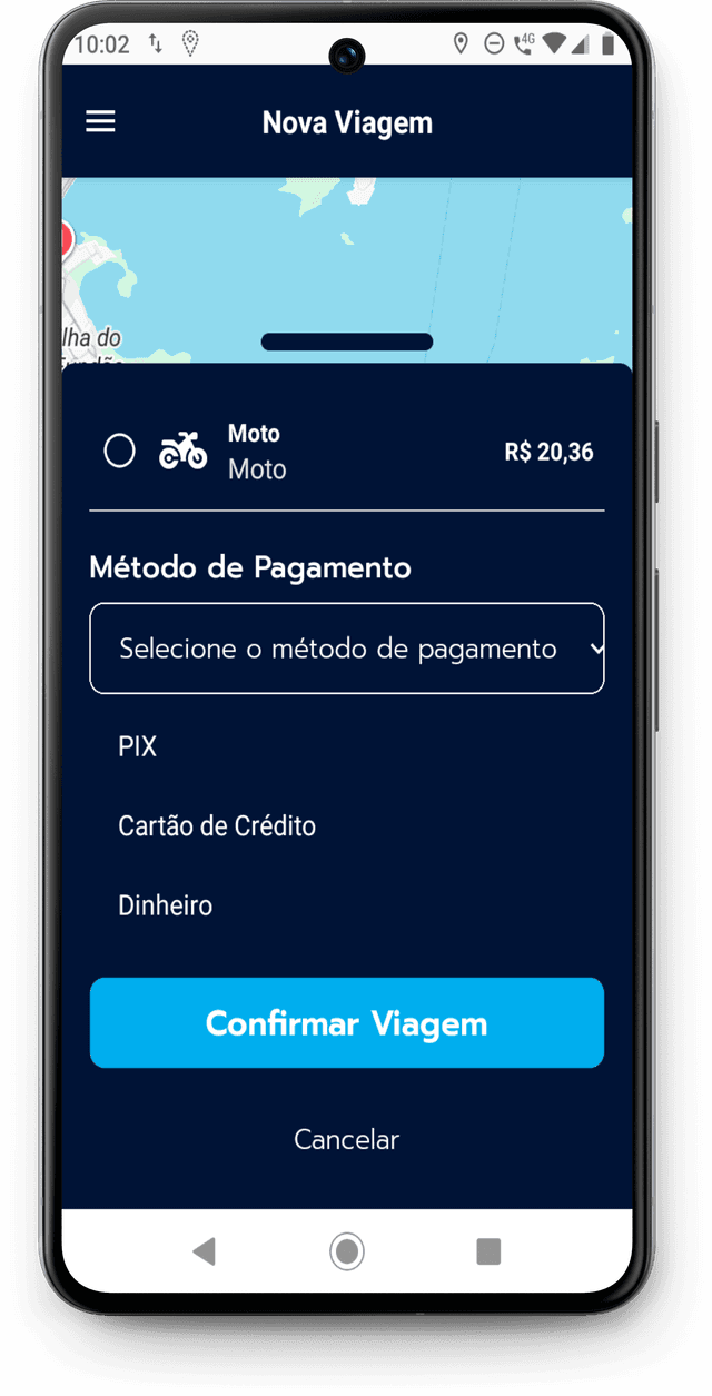 Selecionar Método de Pagamento